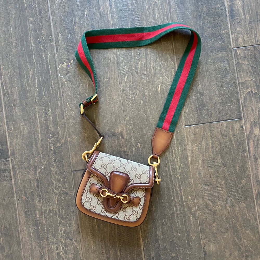 Gucci monogram shoulder bag